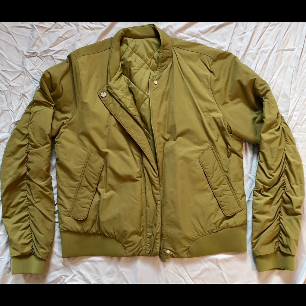 Lululemon Non Stop Bomber Jacket reversible Sz12